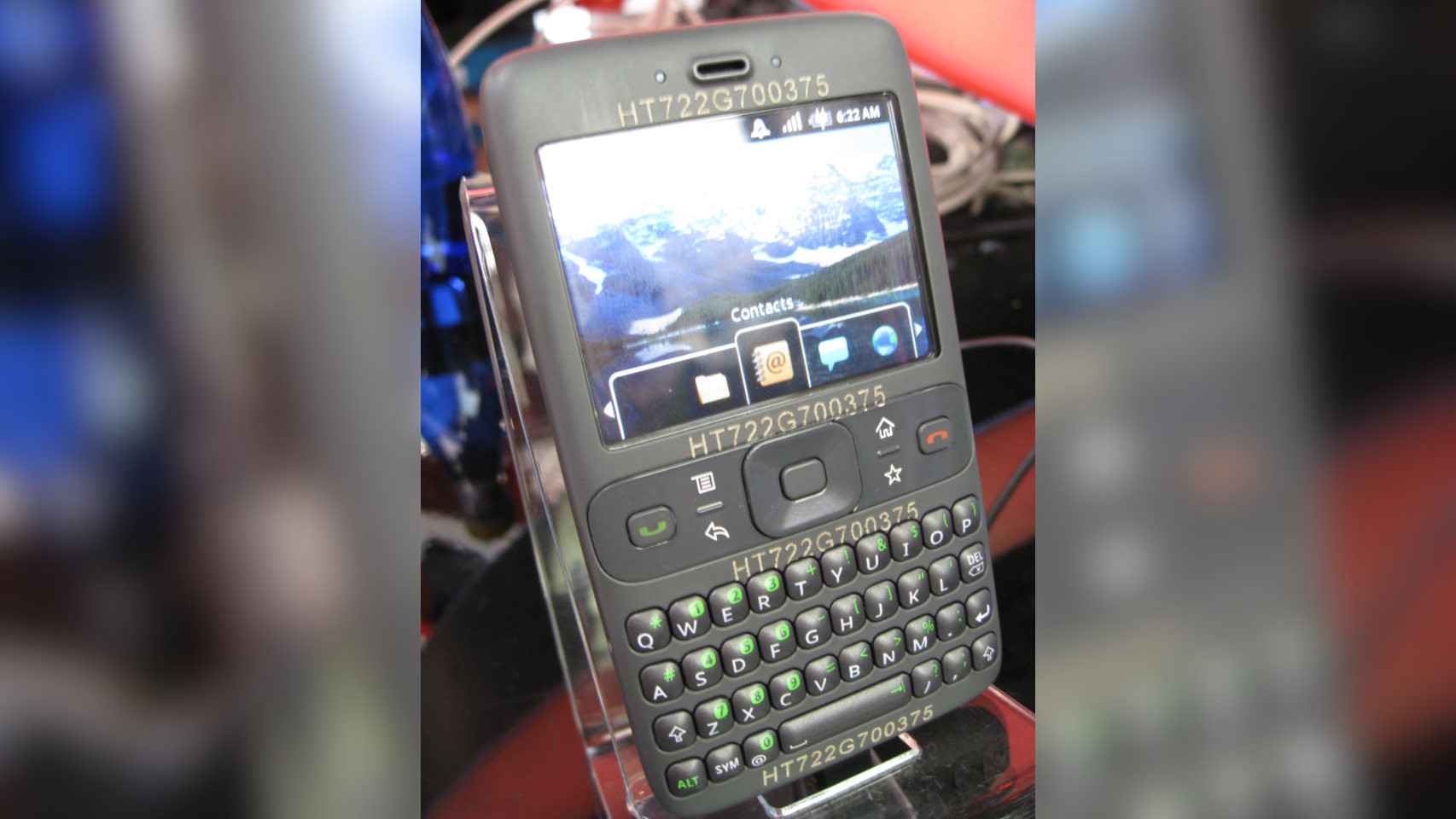 El prototipo Sooner planteó Android como una versión de Blackberry