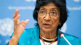 Navanethem Pillay, miembro de la Comisión de Investigación Internacional Independiente, en la sede de la ONU el pasado 27 de octubre.