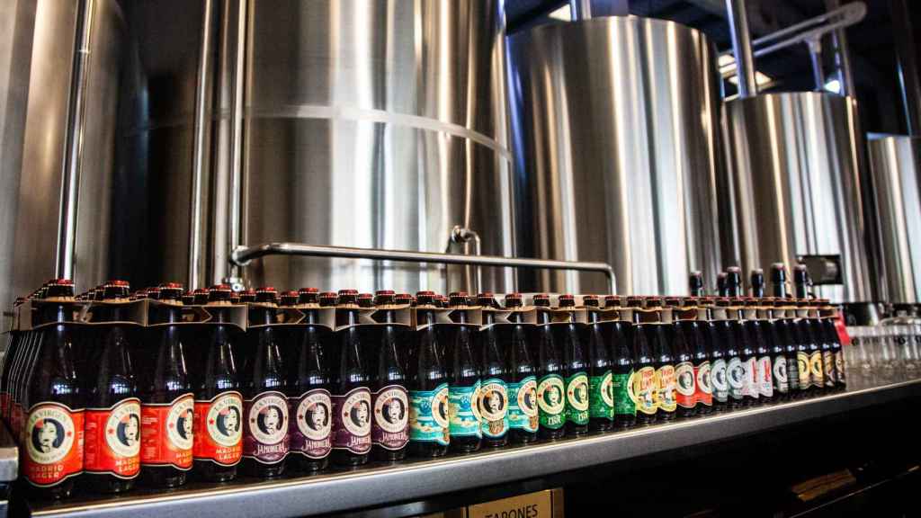 Algunas de las cervezas que produce La Virgen.
