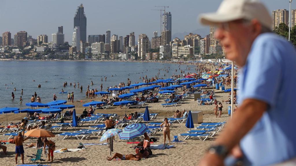 Benidorm por el día de Todos los Santos.