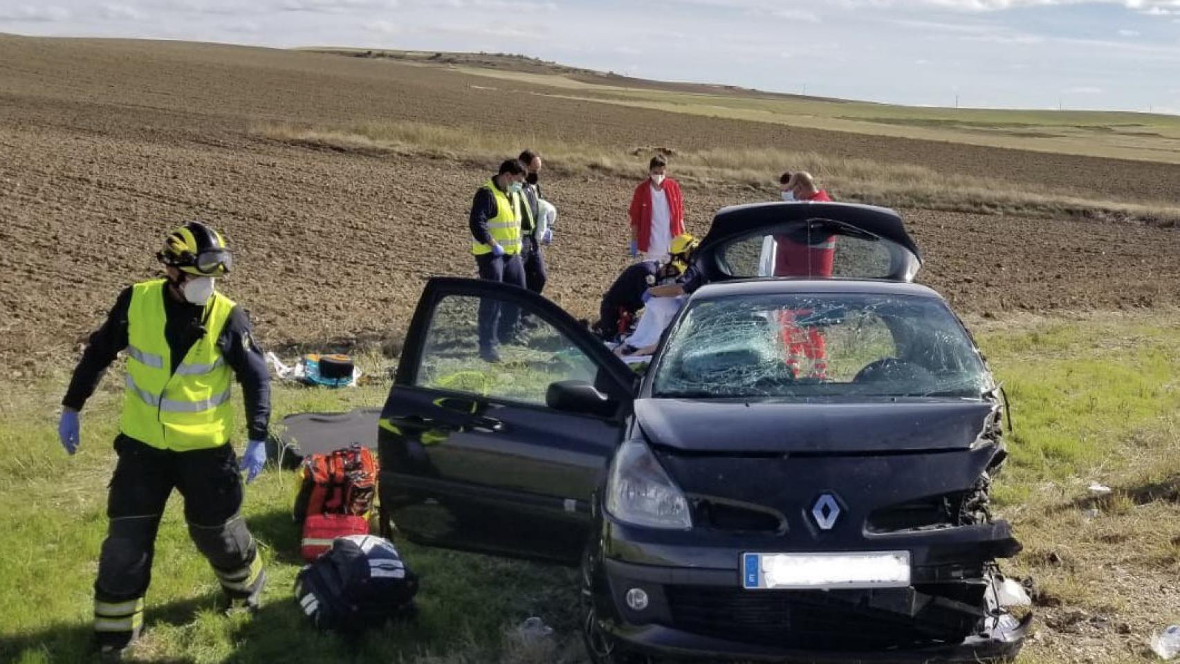 Imagen del accidente.