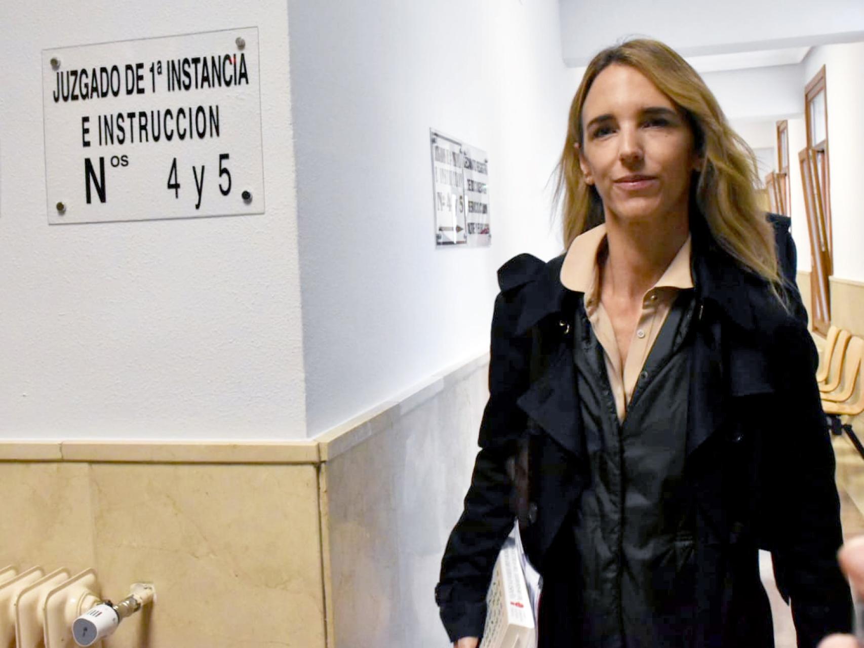 Cayetana Álvarez de Toledo, en el Juzgado de Instrucción número 3 de Zamora