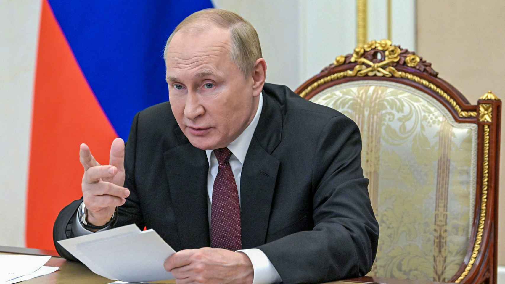 El presidente de Rusia,  Vladímir Putin.
