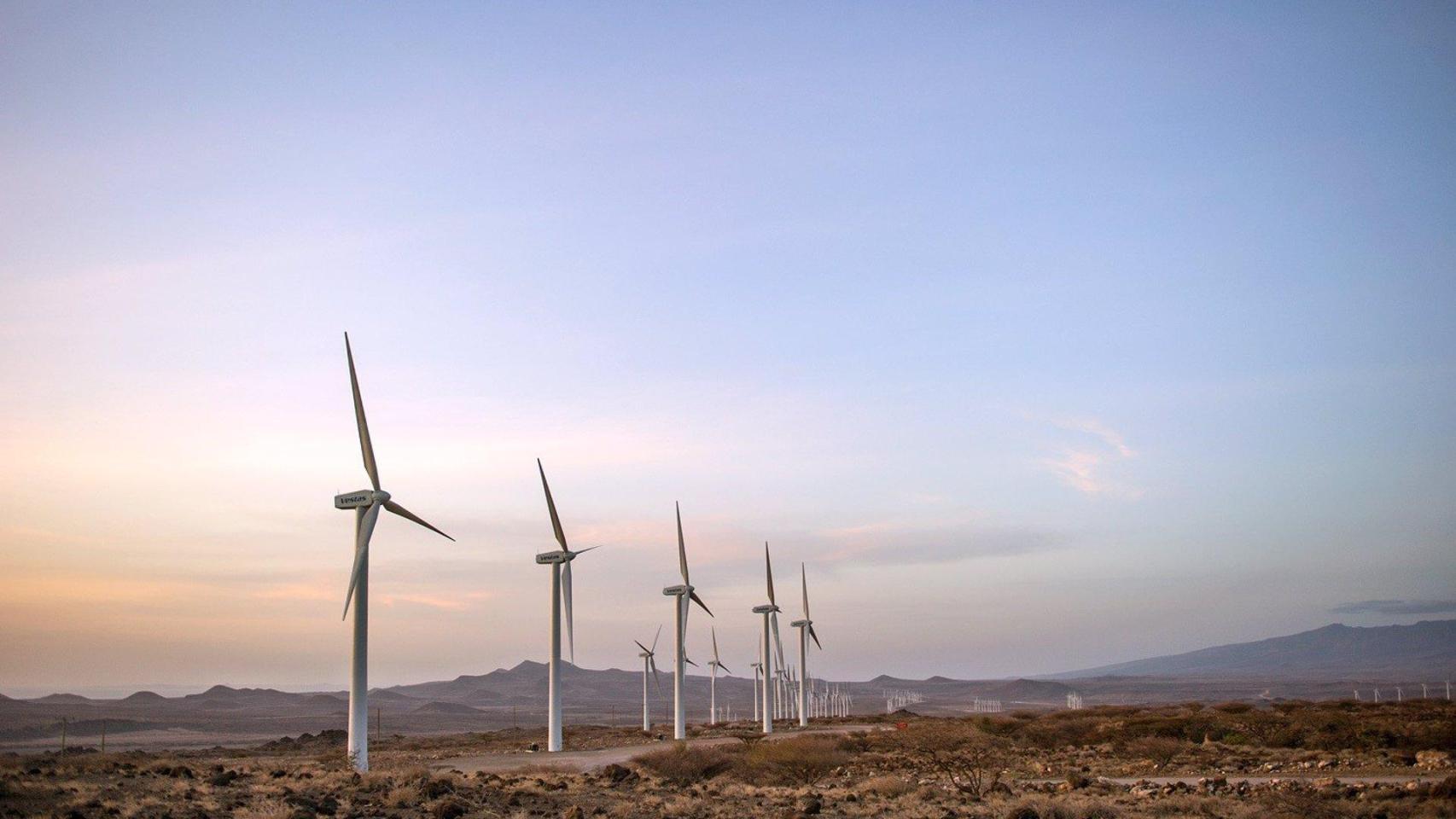 Parque eólico de Vestas en Kenia.