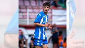 Kevin Sánchez, máximo goleador del Deportivo juvenil.