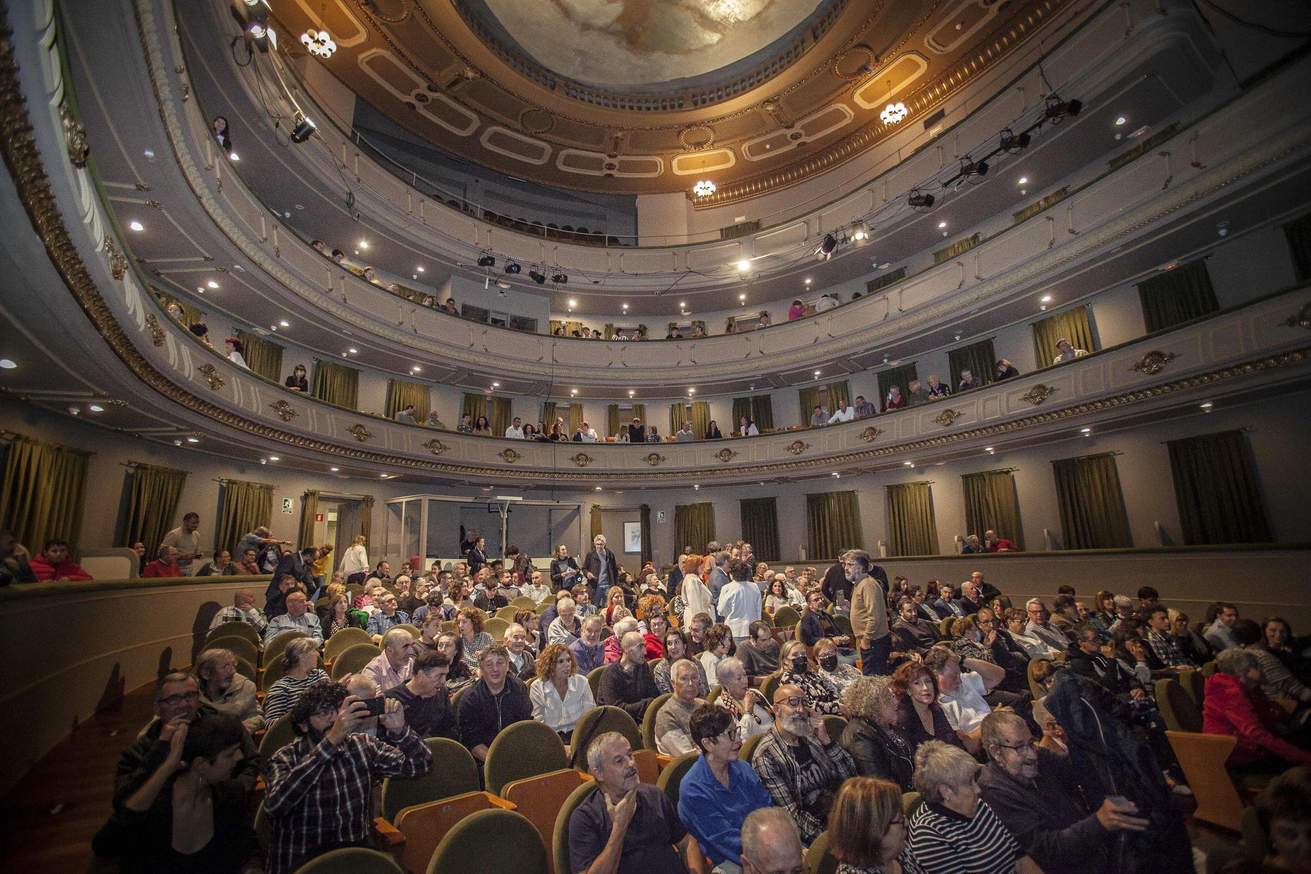 Imagen del Teatro Jofre el pasado sábado. Cedida