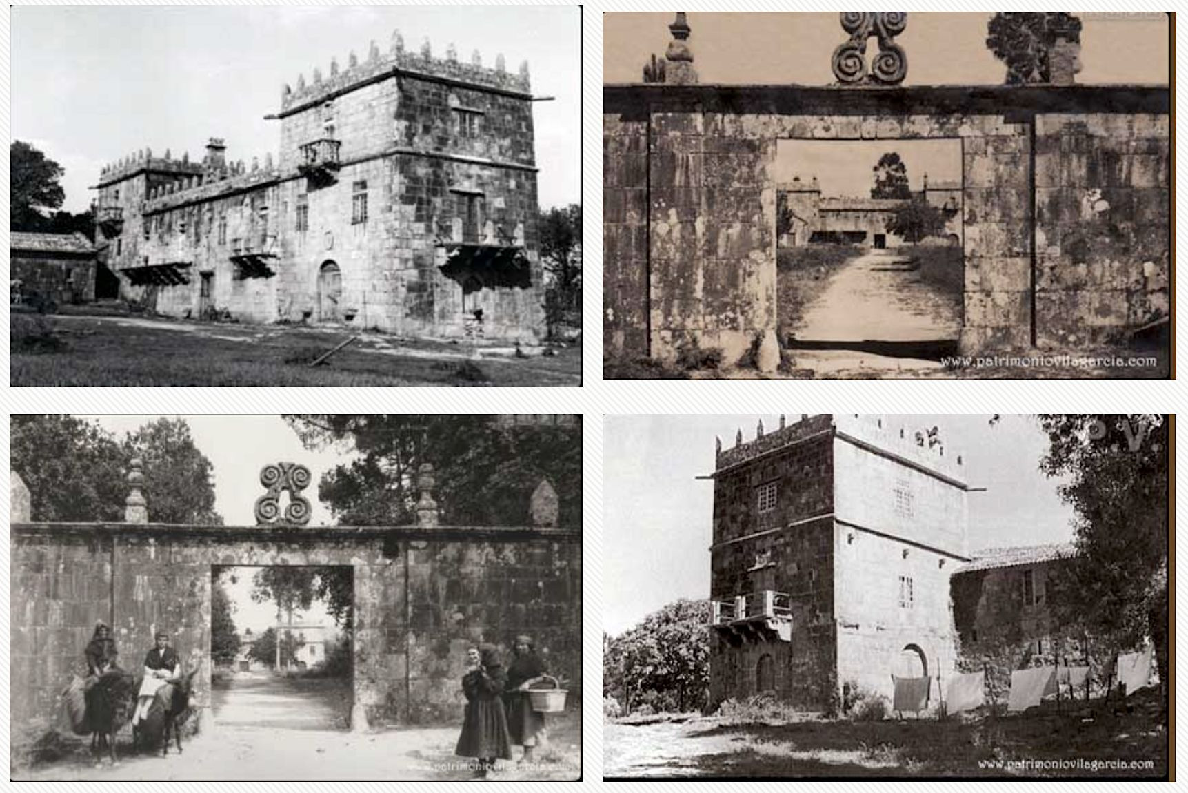 Fotos antiguas del Pazo O Rial, Vilagarcía de Arousa. Foto: Pazo O Rial