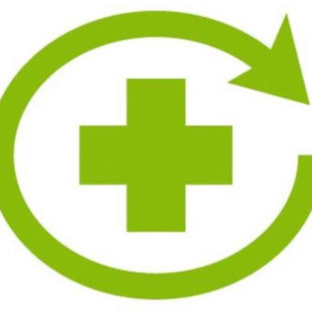 Símbolo de los puntos SIGRE para reciclar medicamentos.