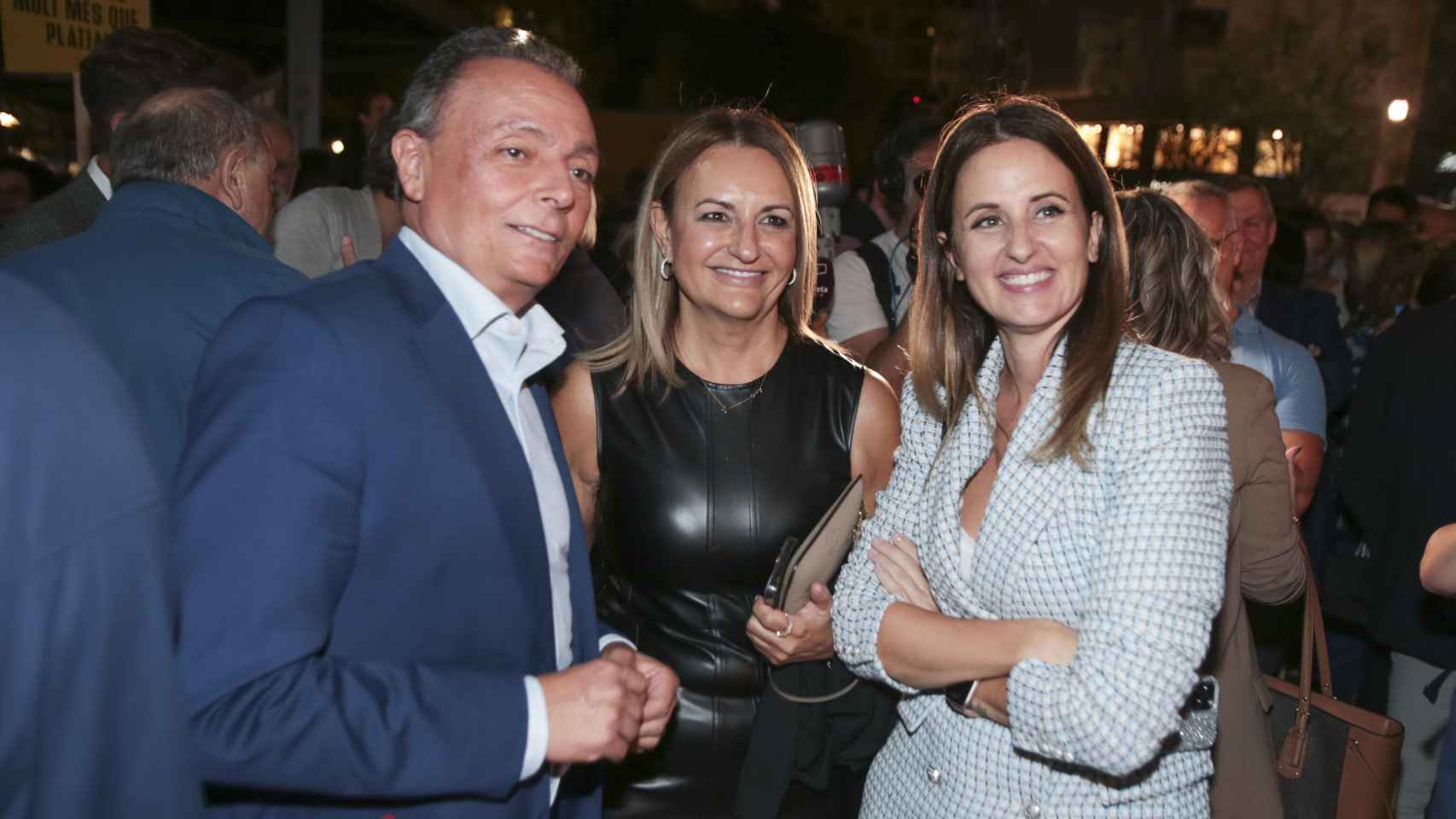 Salvador Navarro, Nuria Montes y Esther Gilabert.