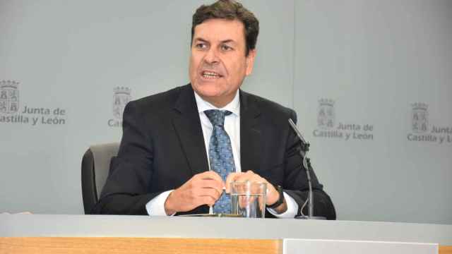 El consejero de Economía y Hacienda y portavoz de la Junta, Carlos Fernández Carriedo
