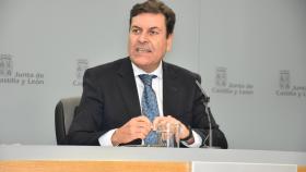 El consejero de Economía y Hacienda y portavoz de la Junta, Carlos Fernández Carriedo