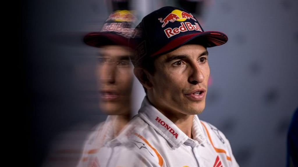 Marc Márquez, en una conferencia de prensa