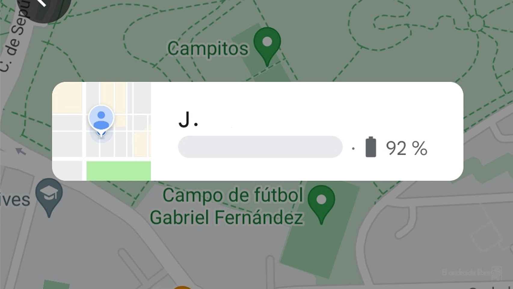 Compartir ubicación en Maps