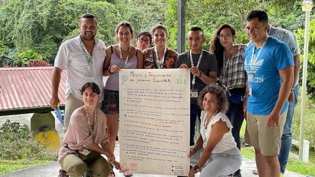 Jóvenes participantes del II Foro IberoMAB.