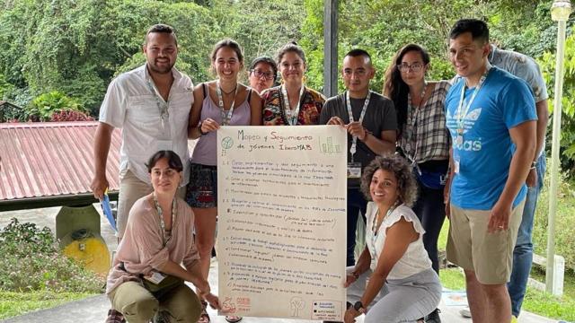 Jóvenes participantes del II Foro IberoMAB.