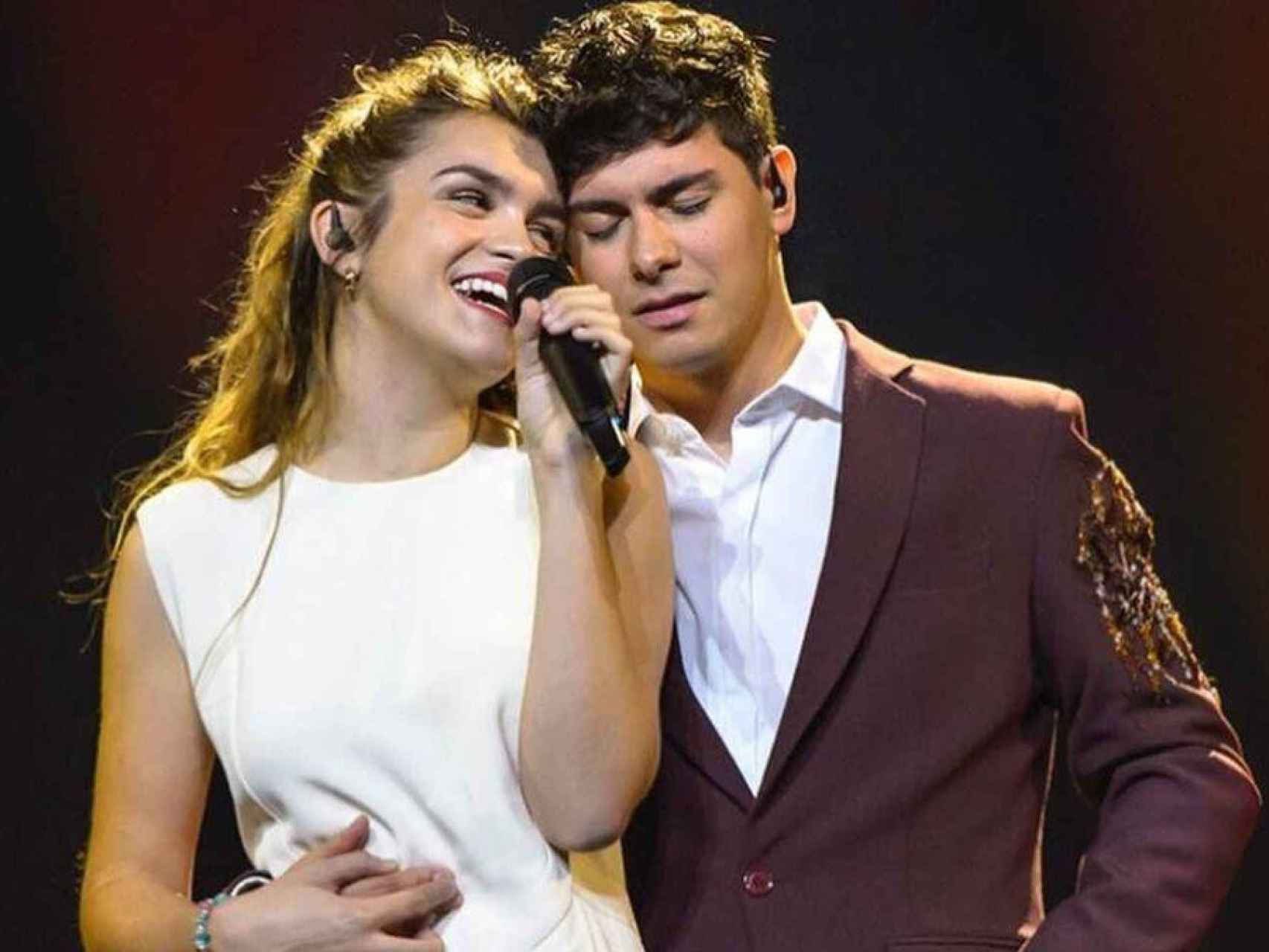 Amaia y Alfred en Eurovisión 2018.
