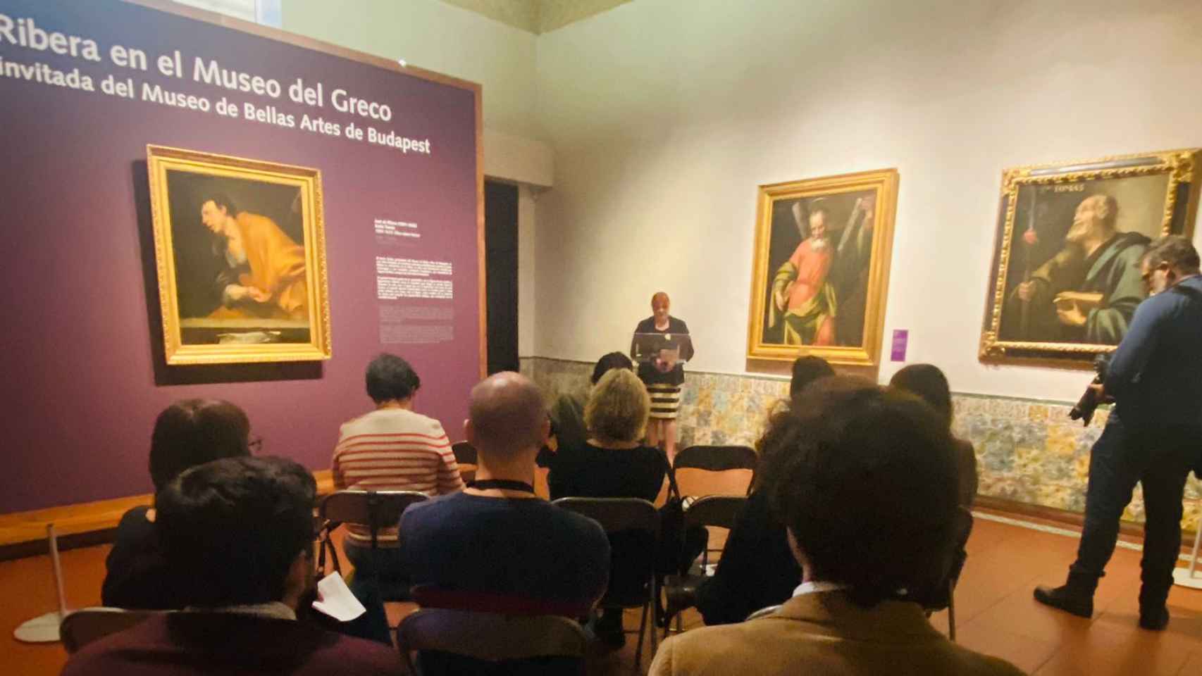 En la exposición temporal, la pintura dialogará con dos piezas de la colección del Museo del Greco pertenecientes a apostolados del siglo XVII español
