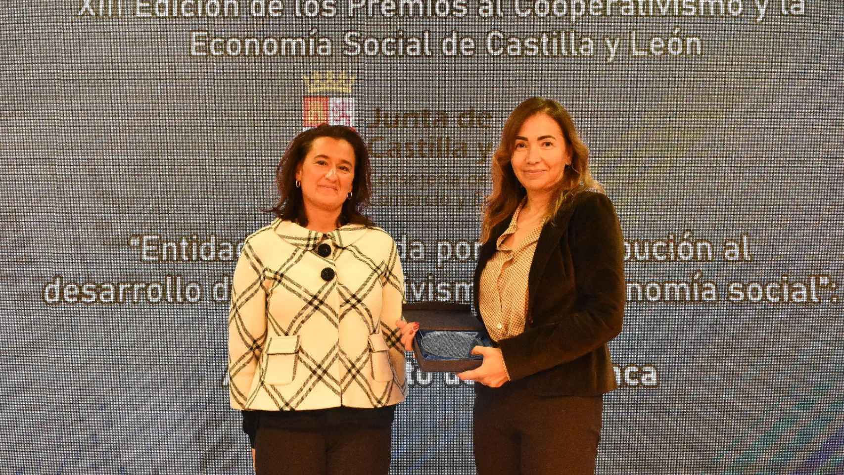 Premio a la persona o entidad que se haya distinguido por su contribución al desarrollo del cooperativismo y la economía social al «Excmo. Ayuntamiento de Salamanca».