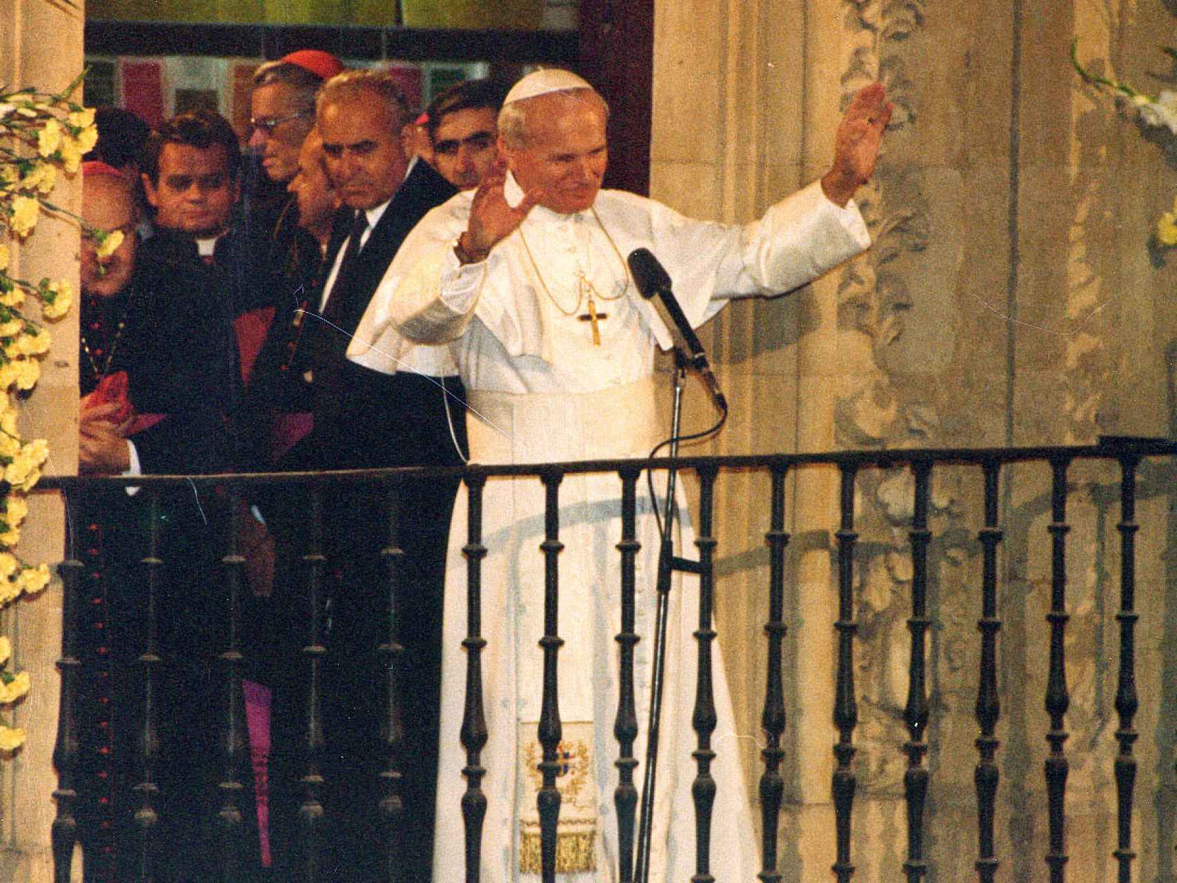 Visita de Juan Pablo II a Salamanca en 1982