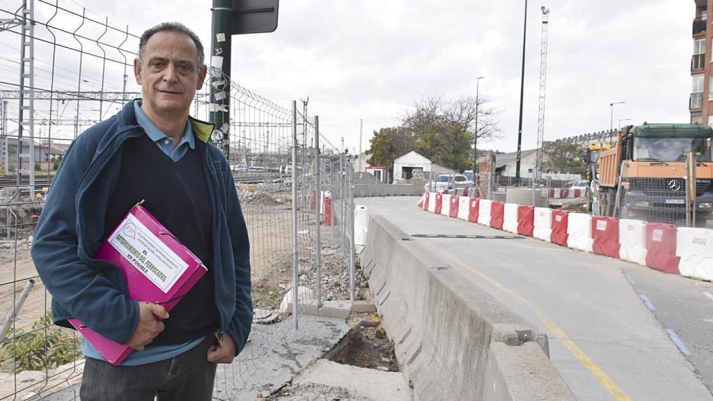 Cecilio Vadillo, fundador-vocal de la Plataforma Por el Soterramiento de Valladolid