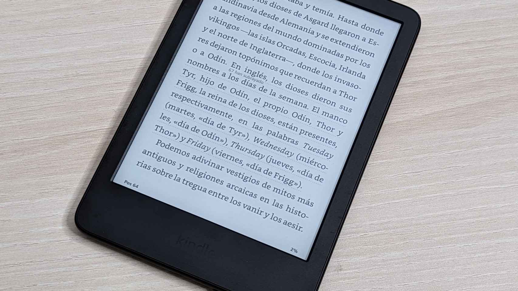 El subrayado de los Kindle es de esas cosas que mejoran mucho la experiencia de lectura