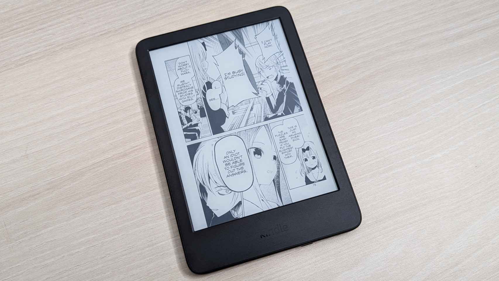 La nueva pantalla y la mayor potencia del Kindle permite leer cómics y manga
