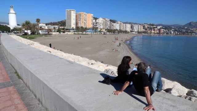 Imagen de archivo de una de las playas de Málaga.