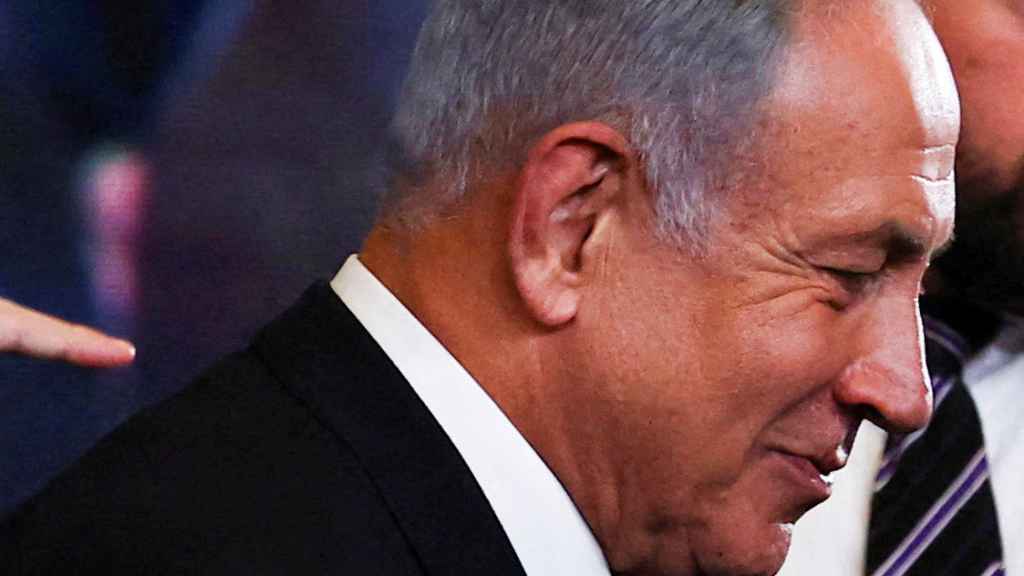 Benjamin Netanyahu, tras su victoria en las elecciones generales de Israel .