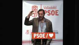 El secretario general del PSOE de Valladolid, Óscar Puente, en la celebración del Comité Provincial
