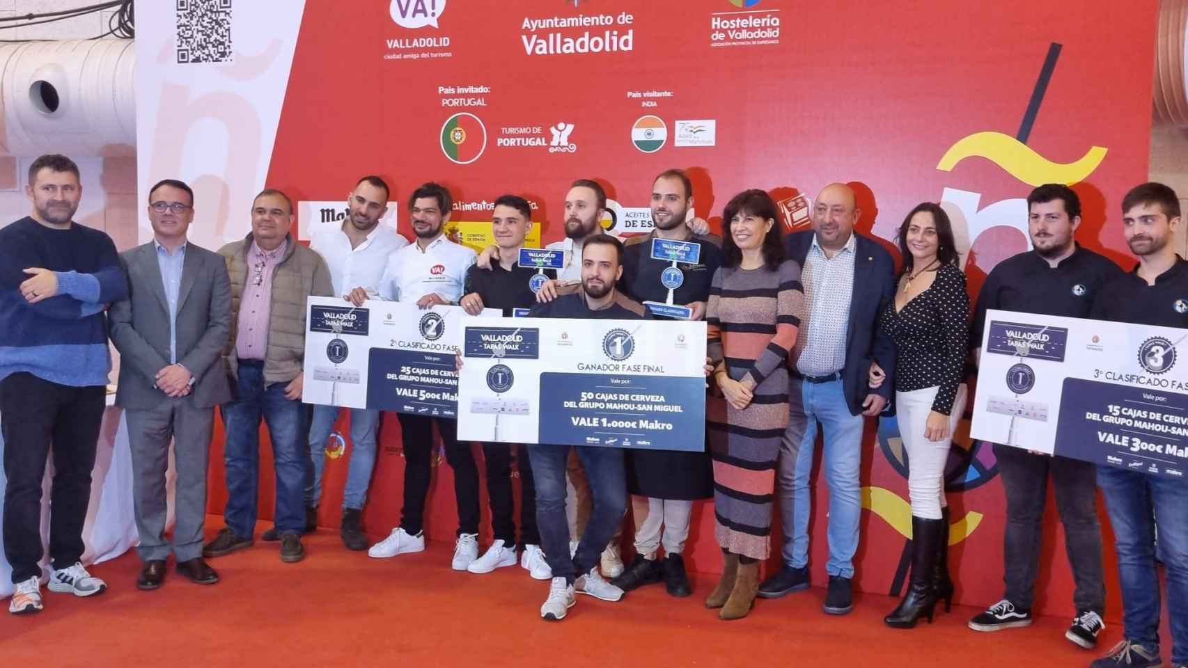 Imagen de la final del concurso de tapas por barrios en Valladolid