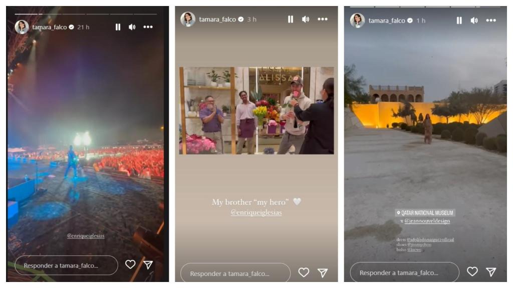 Algunos de los planes de Tamara Falcó en Catar.