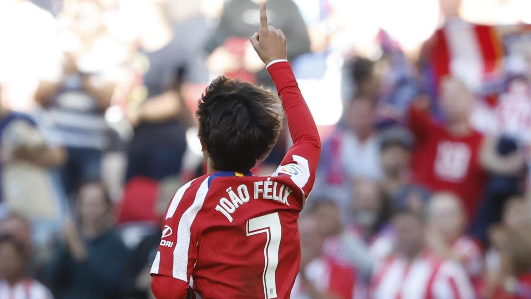 Joao Félix, celebrando el gol del empate ante el Espanyol