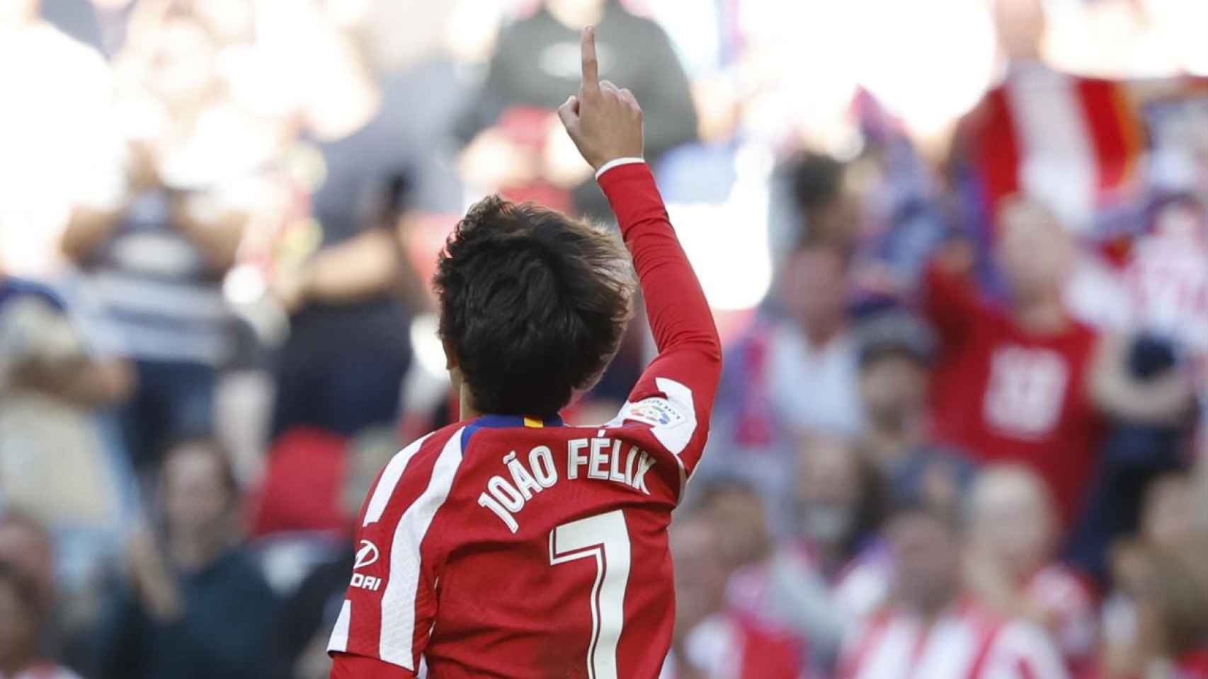 Joao Félix, celebrando un gol con el Atlético de Madrid en La Liga 2022/2023
