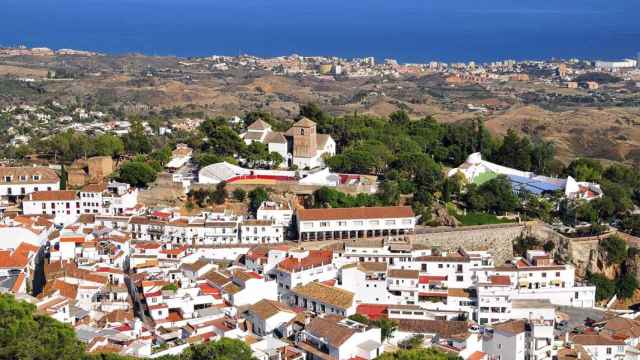 Vista de la costa de Málaga desde el pueblo de Mijas.