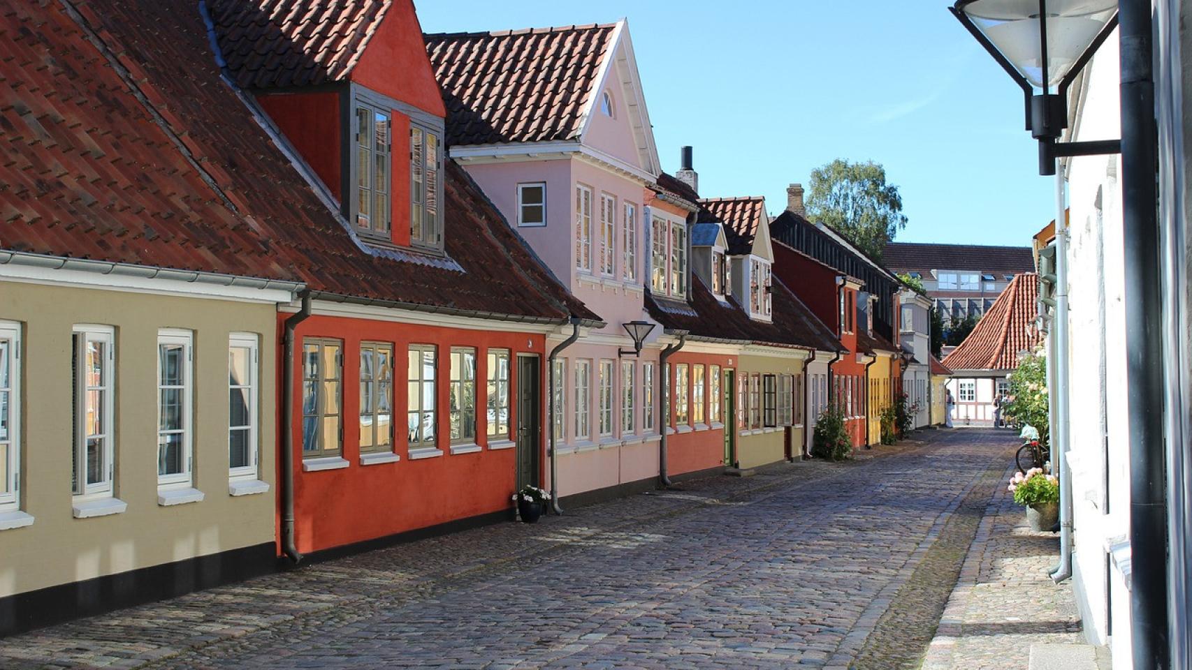 Casas tradicionales danesas.