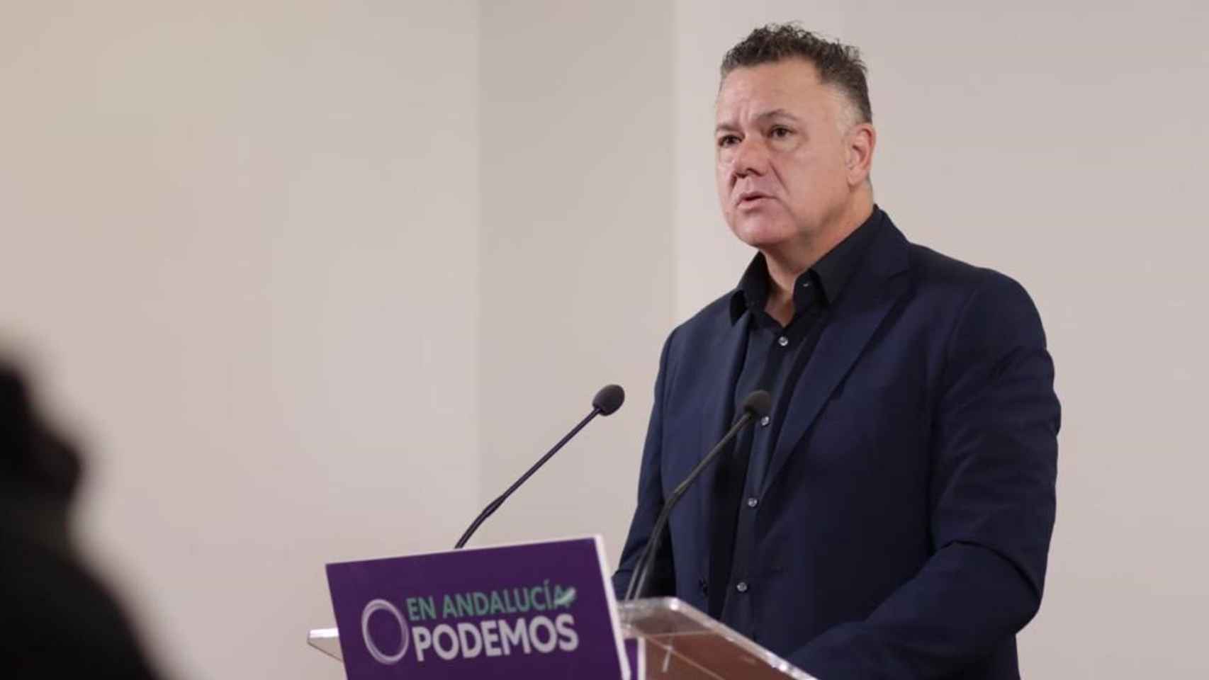 El diputado de Podemos en Andalucía Juan Antonio Delgado.