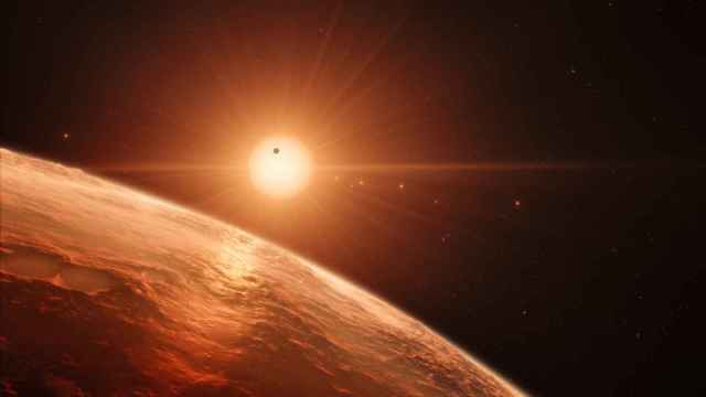 Recreación del sistema planetario Trappist-1