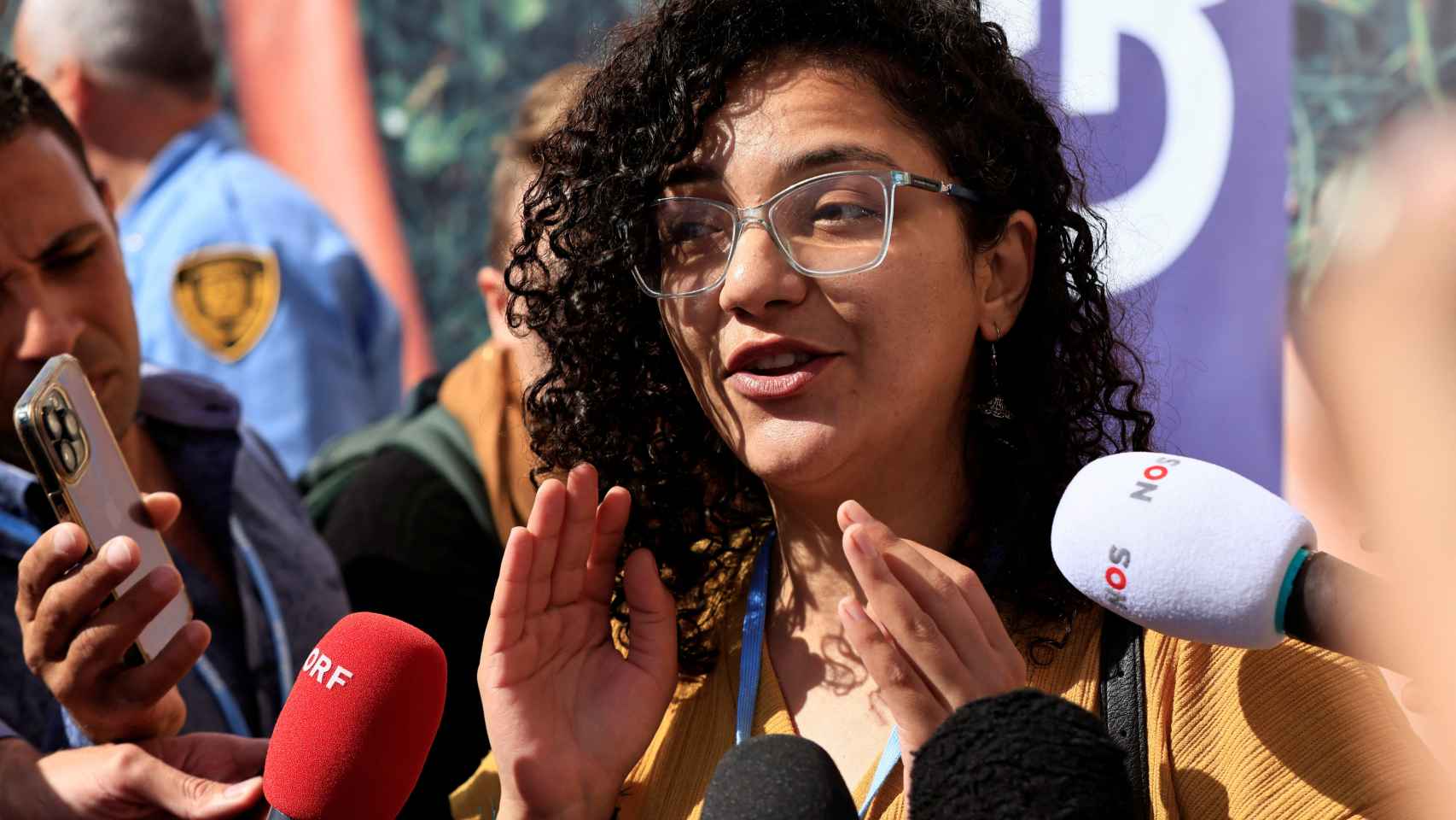 Sanaa Seif, hermana del huelguista de hambre egipcio-británico Alaa Abd el-Fattah