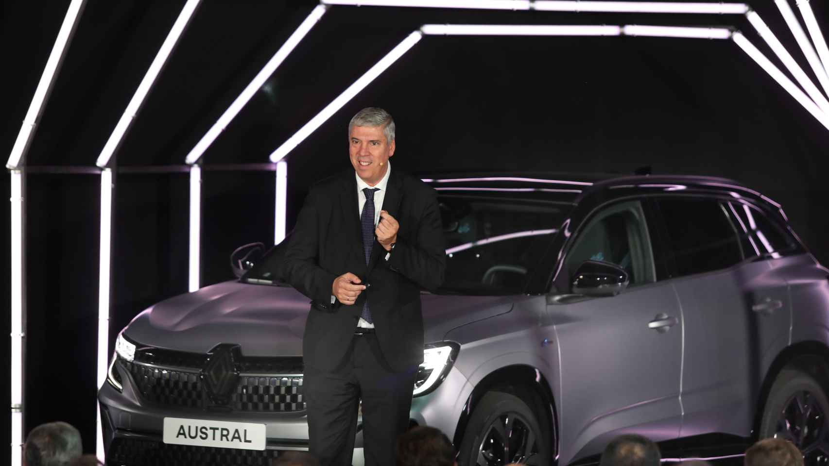 José Vicente de los Mozos, presidente de Grupo Renault, durante la presentación del nuevo Austral que se fabrica en Palencia