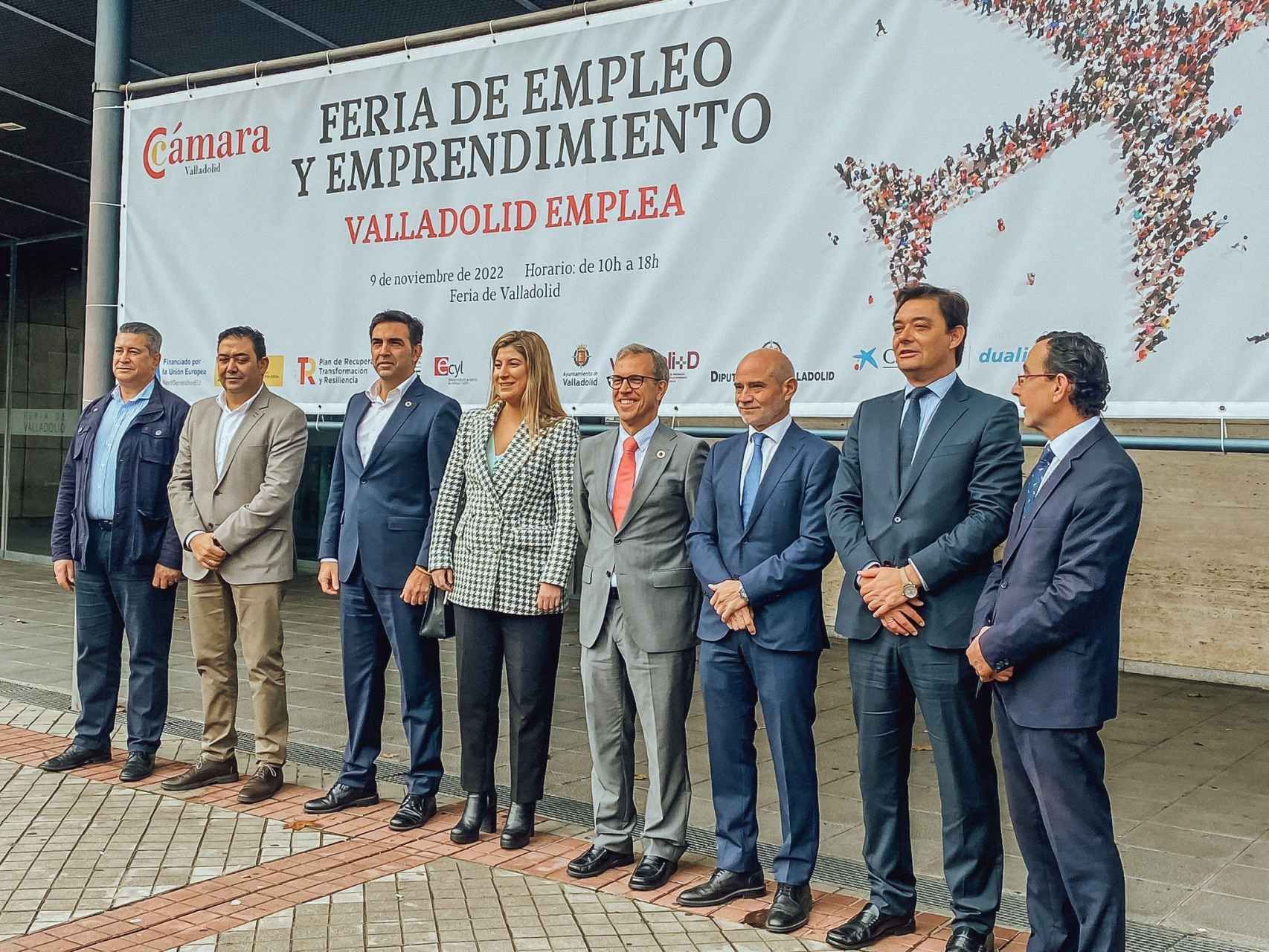 El consejero de Industria, Mariano Veganzones, durante la inauguración de la Feria de Empleo y Emprendimiento, este miércoles.