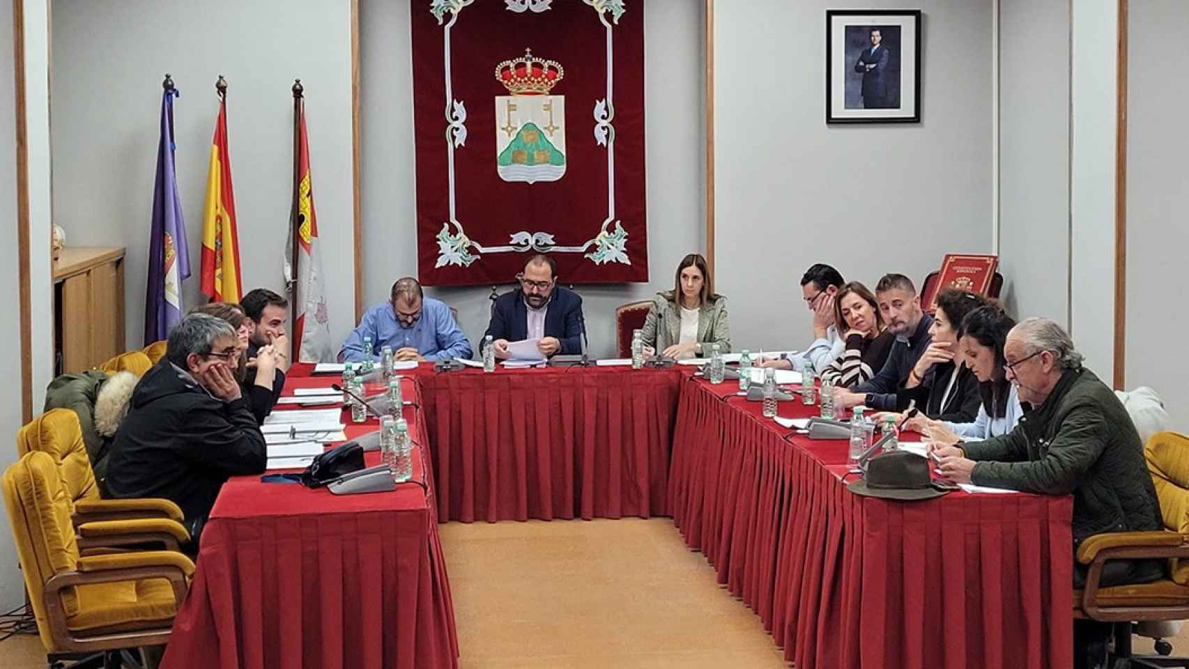 Imagen del pleno del mes de noviembre en el Ayuntamiento de Tordesillas