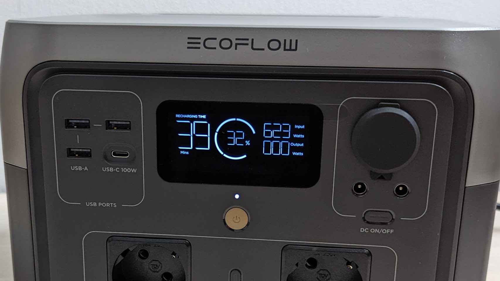 La pantalla integrada ofrece toda la información necesaria en los Ecoflor River 2