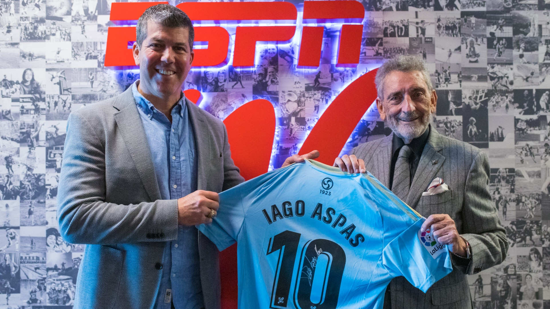 Carlos Mouriño con Fernando Palomo. Foto: RCCelta