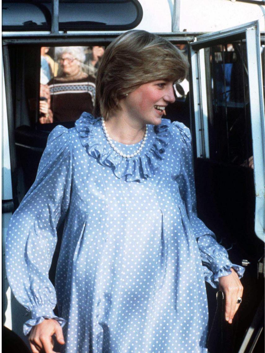 Lady Di, embarazada.