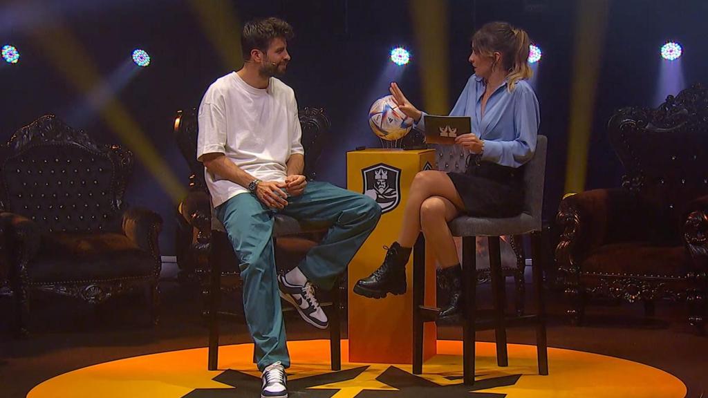 Gerard Piqué presentando la Kings League