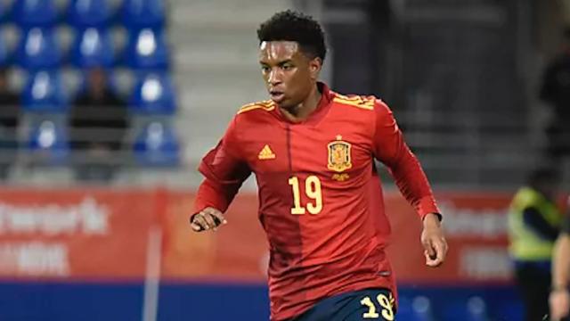 Alejandro Balde, con la Selección