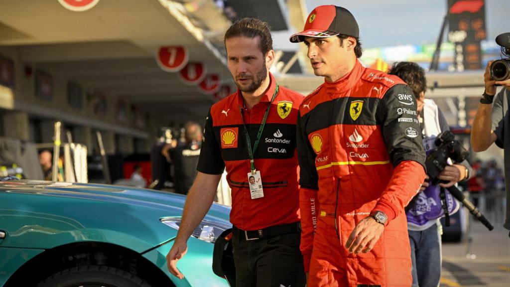 Carlos Sainz, durante el Gran Premio de Estados Unidos.