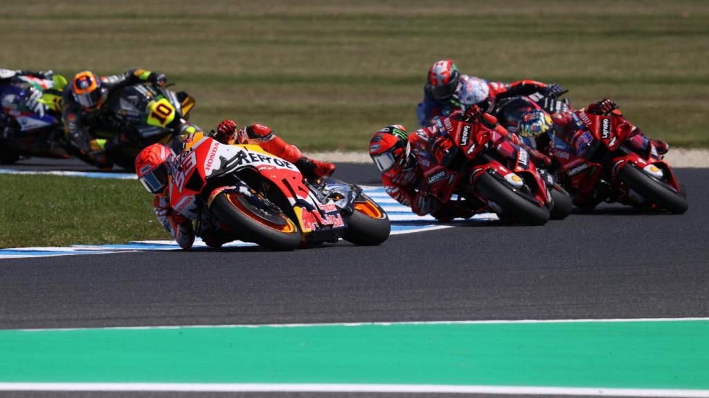 Marc Márquez, durante el Gran Premio de Australia.