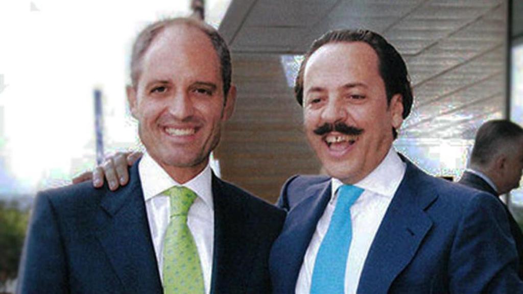 Francisco Camps y Pérez en la boda del segundo.