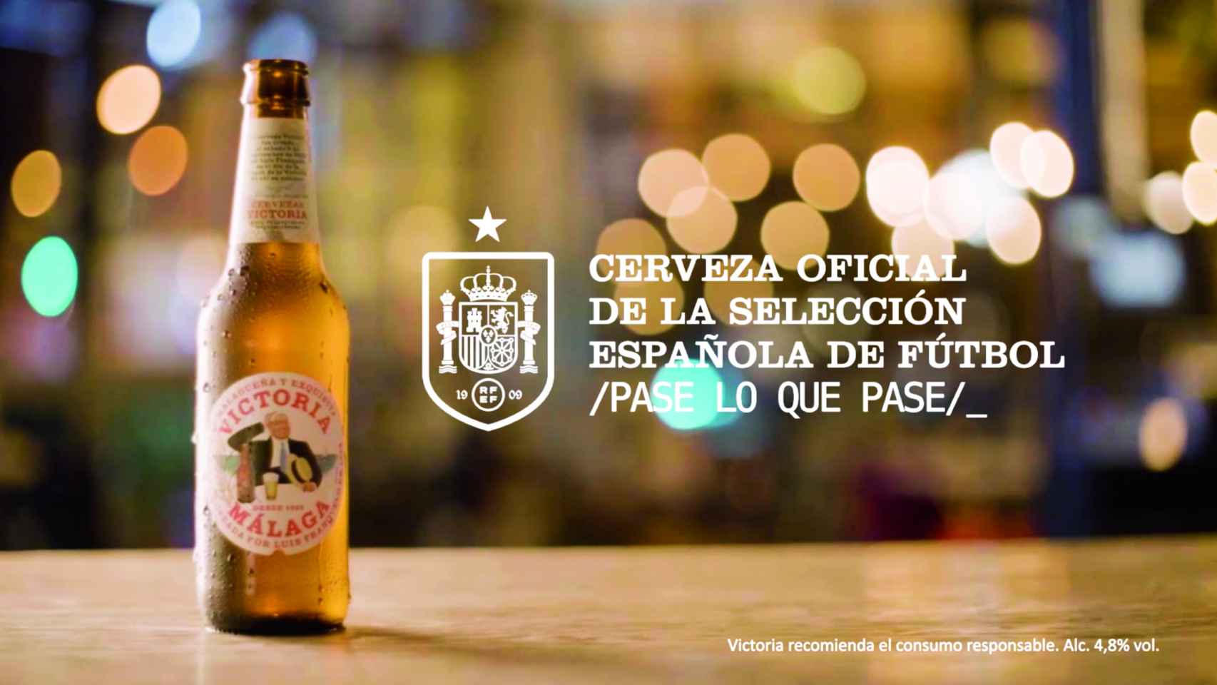 Cervezas Victoria crea un anuncio para apoyar a España en el mundial con un discurso hecho por IA.